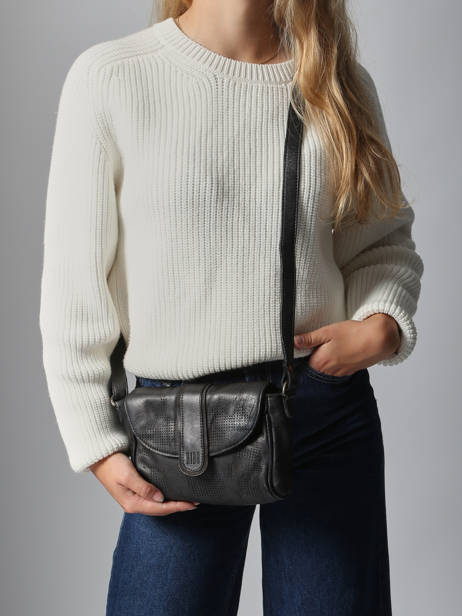 Sac Bandoulière Heritage Cuir Biba Noir heritage KAY1L vue secondaire 1