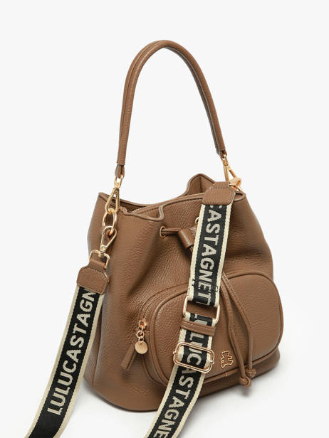 Sac Bandoulière Pocket Lulu castagnette Marron pocket ZAID vue secondaire 2