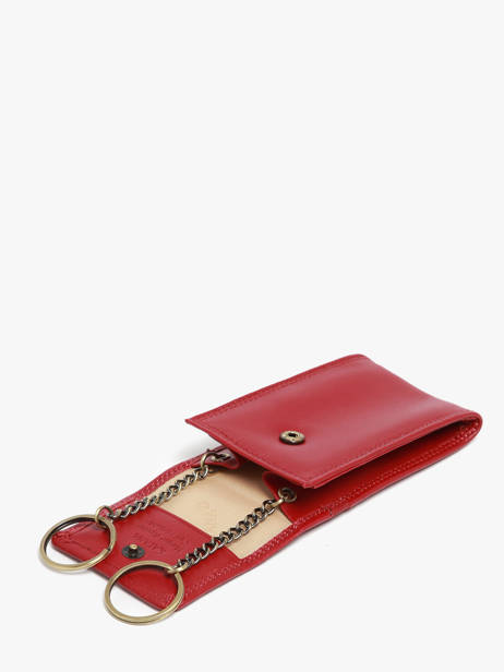 Porte-clefs Marina Cuir Katana Rouge marina 753025 vue secondaire 1
