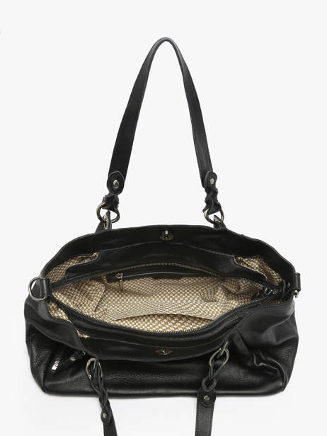 Sac Porté épaule Vintage Mila louise Noir vintage 3826C vue secondaire 2