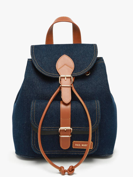 Sac à Dos Paul marius Bleu denim brut BAROUDEB