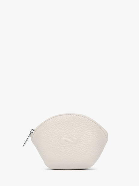 Porte-monnaie Cuir Nathan baume Beige original n 340N