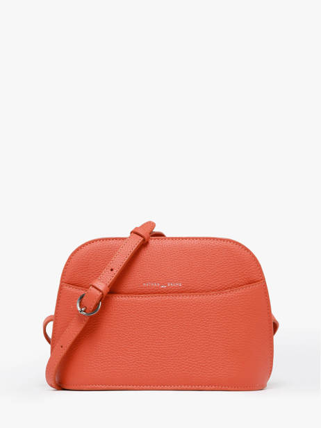 Sac Bandoulière Lilou Cuir Nathan baume Orange egee 2 vue secondaire 4