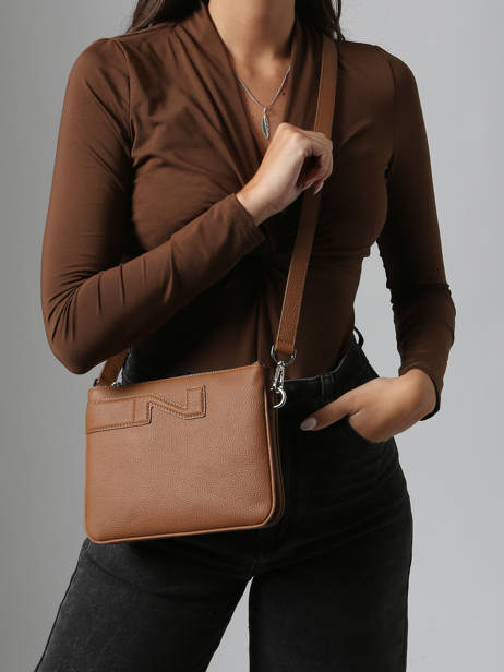 Leather Milano Crossbody Bag Nathan baume Brown n city 3 other view 1