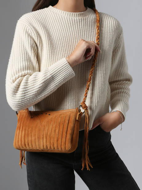 Sac Bandoulière Jane Cuir Pieces Marron jane 17160059 vue secondaire 1