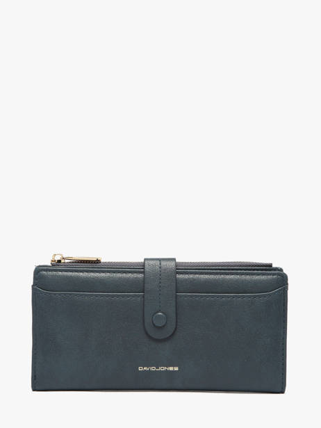 Portefeuille Porte Monnaie Lac David jones Bleu lac P162