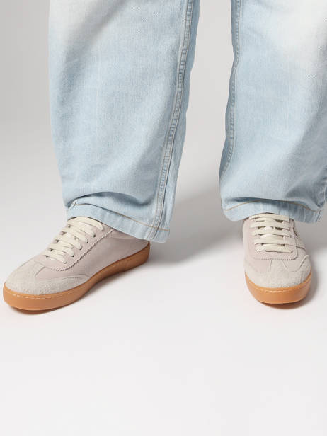 Sneakers Berlin In Leather Victoria Beige accessoires 1126229 other view 1
