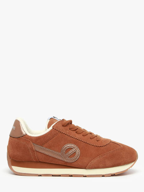 Sneakers City Run Jogger In Leather No name Brown women HRVS04KC