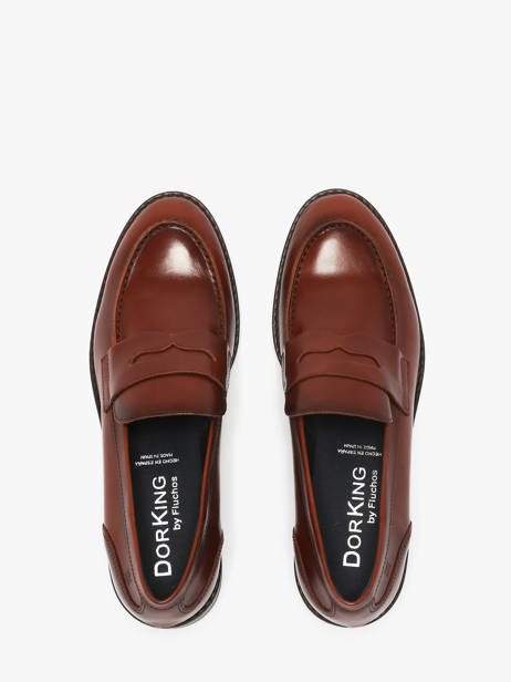 Mocassins Harvard En Cuir Dorking Marron accessoires D8710 vue secondaire 3