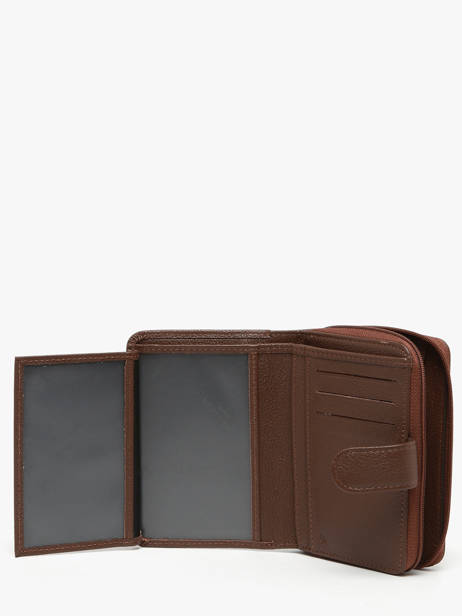 Portefeuille Cuir Hexagona Marron confort 461063 vue secondaire 2