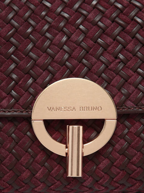 Sac Bandoulière Moon Cuir Vanessa bruno Violet moon 5V40533 vue secondaire 3