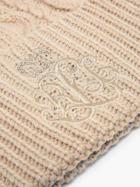 Bonnet Lauren ralph lauren Marron textile 54P04466 vue secondaire 1