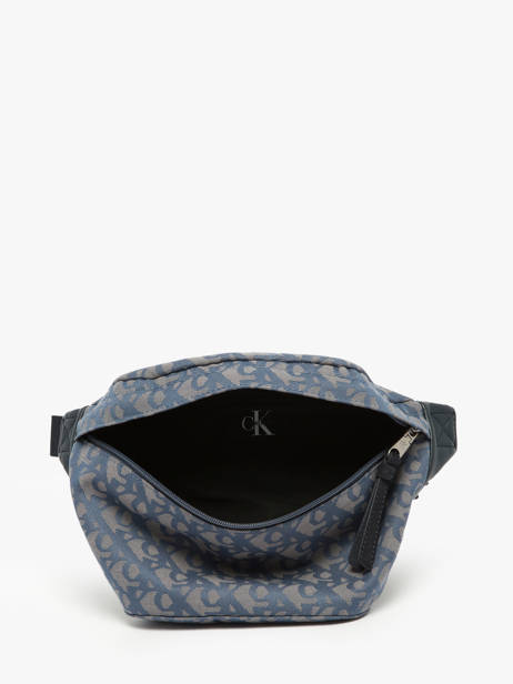 Sac Banane Calvin klein jeans Bleu unstructured 4G3177G vue secondaire 3