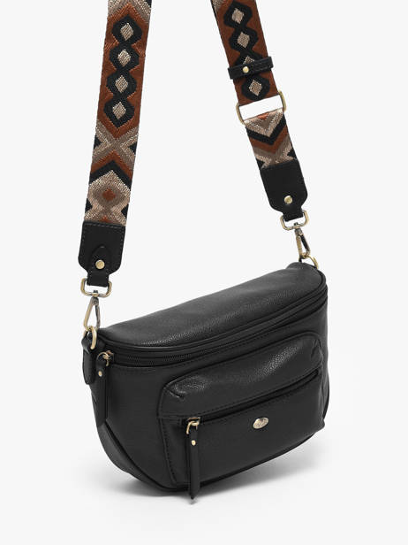 Sac Banane Hexagona Noir ronda 3880228 vue secondaire 2