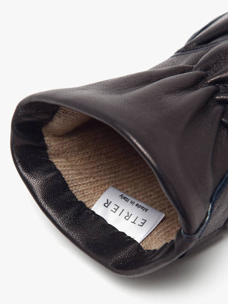 Gants Homme Cuir Etrier Bleu accessoires EGLO603G vue secondaire 2