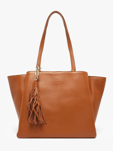Shoulder Bag Helena Leather Francinel Brown helena 22947