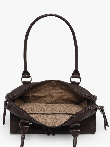 Sac Porté épaule A4 Grained Miniprix Marron grained F8533 vue secondaire 2