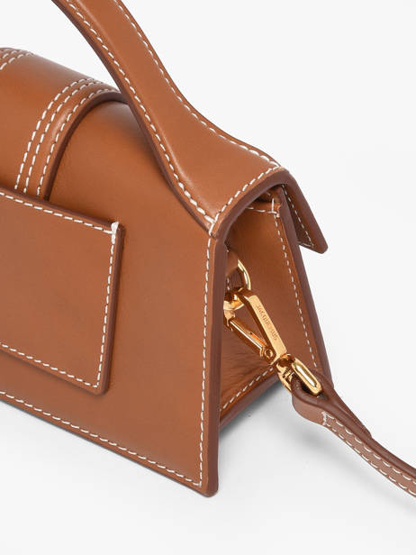 Sac Bandoulière D'occasion Mini Bambino Cuir Jacquemus Marron second life 1560098 vue secondaire 3