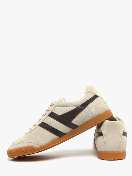 Sneakers Harrier In Leather Gola Beige men CMA192 other view 2