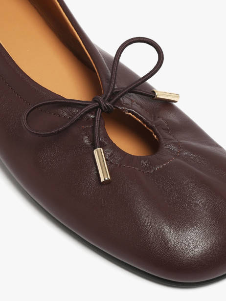 Ballerinas In Leather Alohas Brown women 10030302 other view 2