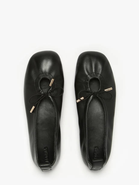 Ballerinas In Leather Alohas Black women 10030304 other view 3