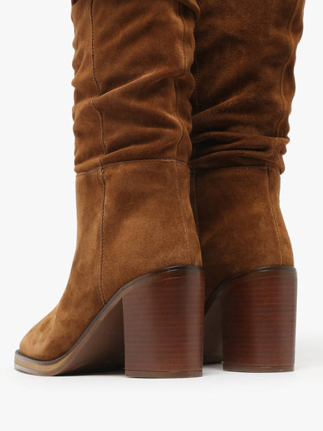 Heeled Boots Camden In Leather Alpe Brown women 52191101 other view 6