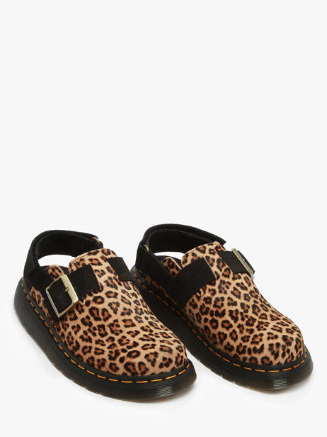 Slippers Jorge Iii In Leather Dr martens Black women 41088200 other view 4