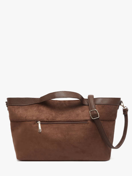 Satchel Wt Velvet Miniprix Brown wt velvet KJ62084 other view 2