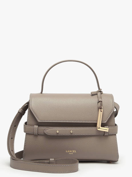 Sac Bandoulière Faubourg Cuir Lancel Gris faubourg A13948