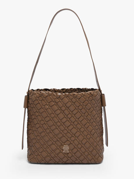 Shoulder Bag Th Braided Tommy hilfiger Brown th braided AW18160