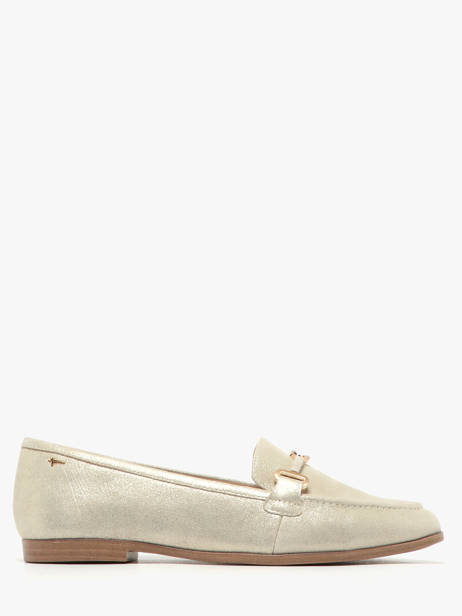 Moccasins In Leather Tamaris Gold accessoires 44