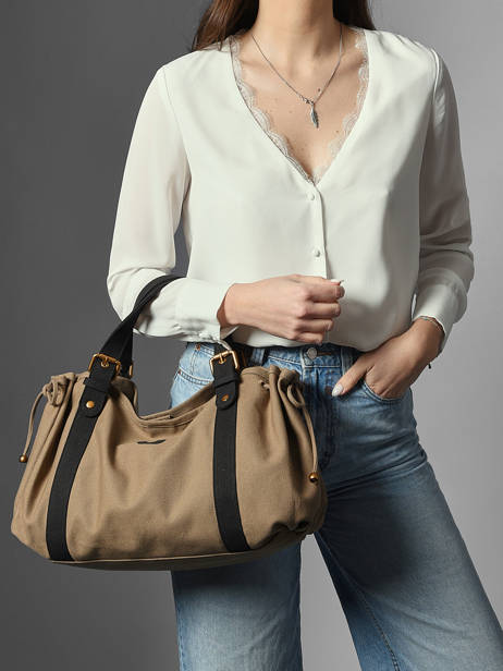 Sac Gd 24h Canvas Coton Gerard darel Vert canvas Z450 vue secondaire 1