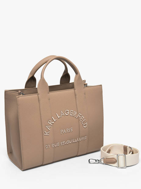 Sac Porté Main Rsg Cuir Karl lagerfeld Beige rsg B1W30041 vue secondaire 2