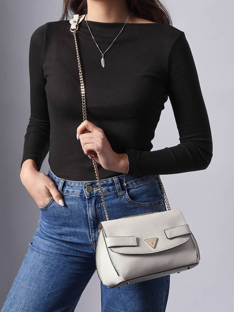 Sac Bandoulière Serenova Polyurethane Guess Blanc serenova ZG809121 vue secondaire 1