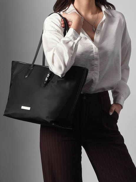 Sac Porté épaule K Ikon Polyester Recyclé Karl lagerfeld Noir k ikon B1W30012 vue secondaire 1