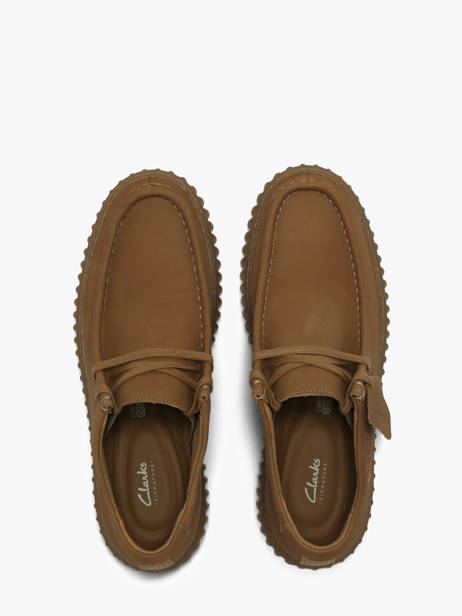 Chaussures Derbies En Cuir Clarks Marron men 26186161 vue secondaire 3