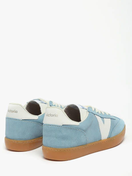 Sneakers En Cuir Victoria Bleu accessoires 1126212 vue secondaire 2