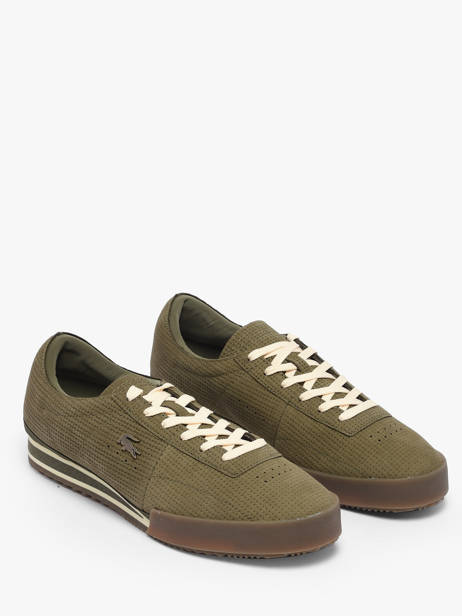 Sneakers En Cuir Lacoste Vert men 1SMA0067 vue secondaire 1