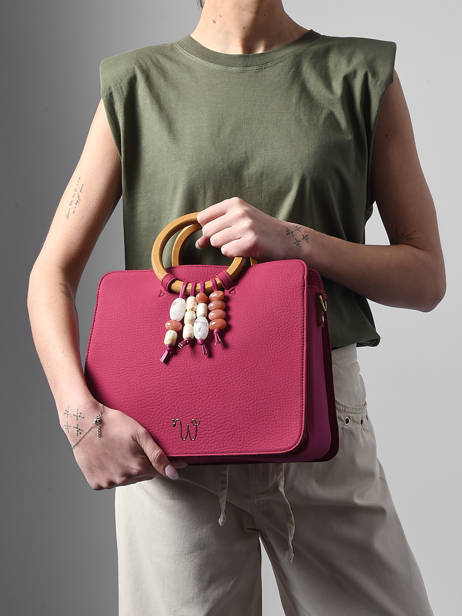 Sac Porté Main Camomille Pearl Woomen Rose camomille pearl WCAE1M vue secondaire 1