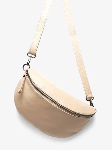 Sac Banane Caviar Cuir Milano Beige caviar CA21123 vue secondaire 2