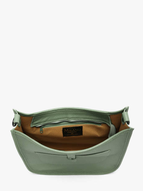 Sac Bandoulière Caviar Cuir Milano Vert caviar CA25068 vue secondaire 3