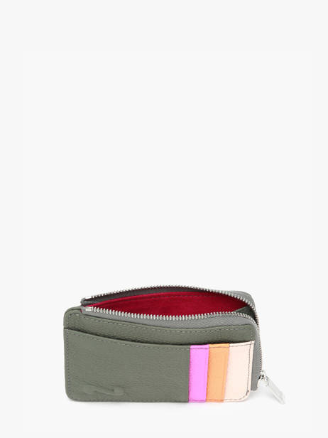 Porte-cartes Mandala Cuir Nathan baume Vert mandala M vue secondaire 1