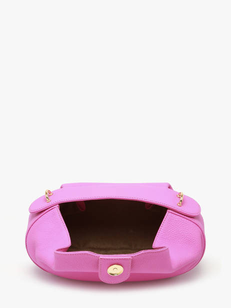 Sac Bandoulière Nymphea Cuir Nathan baume Rose nymphea 2 vue secondaire 3