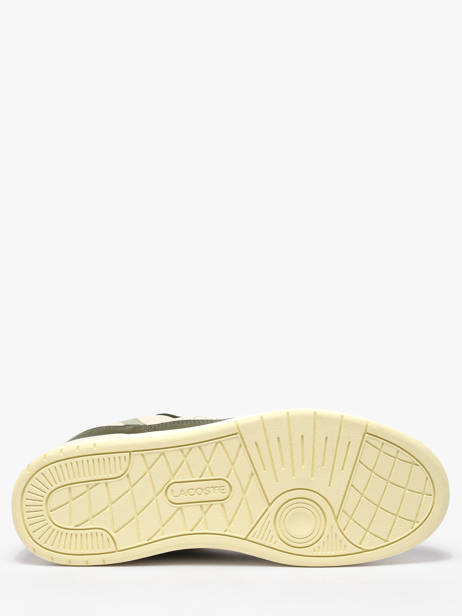 Sneakers En Cuir Lacoste Vert men 1SMA0100 vue secondaire 4