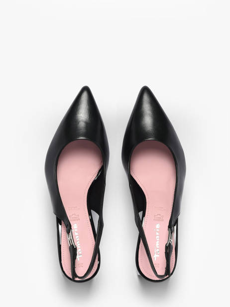 Escarpins En Cuir Tamaris Noir accessoires 46 vue secondaire 3