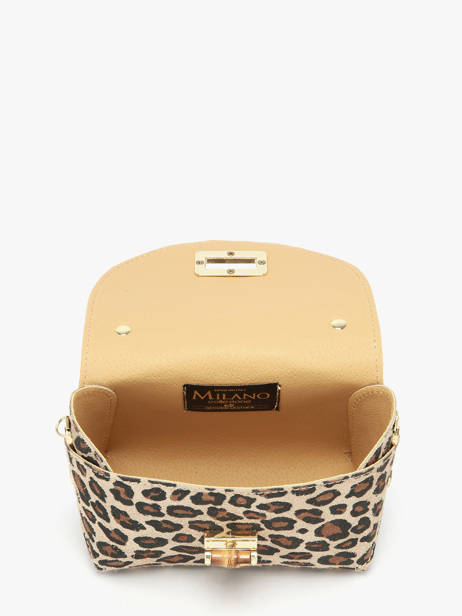 Sac Bandoulière Velvet Leopardo Milano Multicolore velvet leopardo VL24117 vue secondaire 3