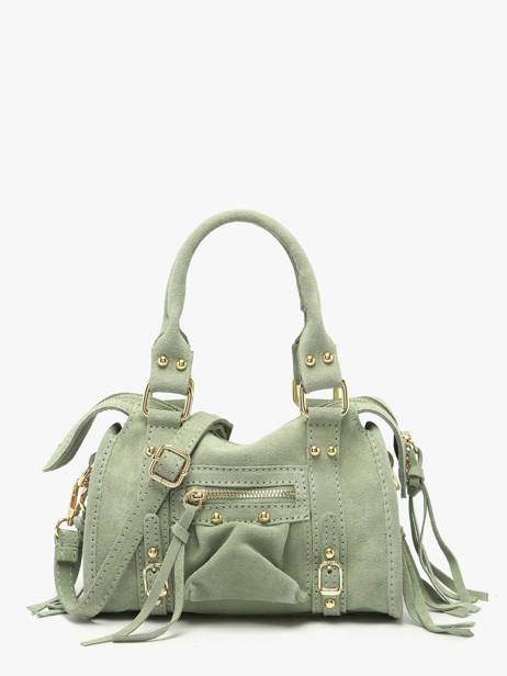 Sac Bandoulière Velvet Cuir Milano Vert velvet VE24092O