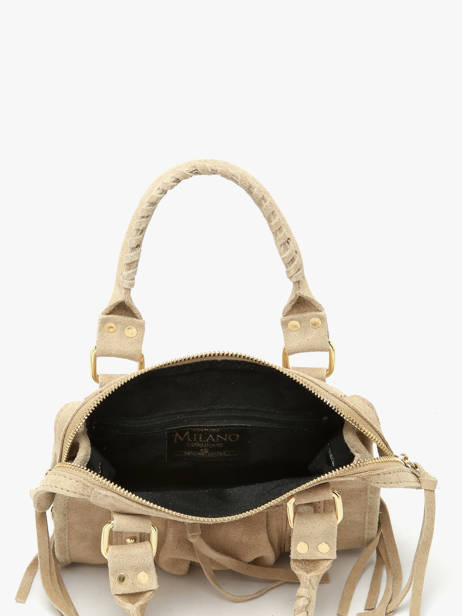 Sac Bandoulière Velvet Milano Beige velvet VE24092O vue secondaire 3