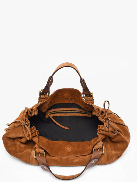 Sac 24h Folk Cuir Gerard darel Marron folk DDS01407 vue secondaire 2