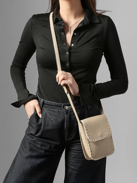 Sac Bandoulière Brodery Miniprix Marron brodery 19675 vue secondaire 1